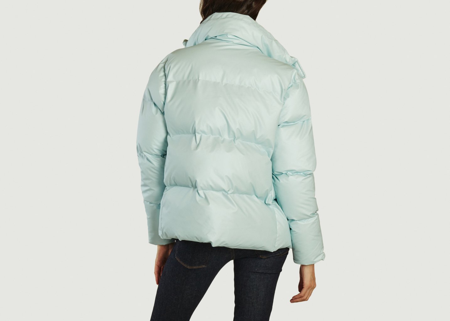 L'exception Doudoune Courte Coupe Boxy Agate Rains