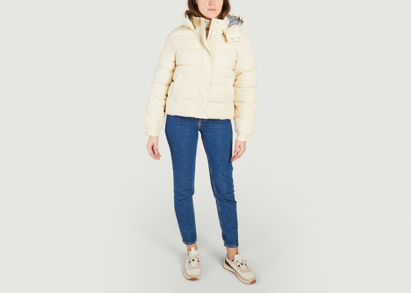 L'exception Doudoune Matelassée Ecru Petit Bateau