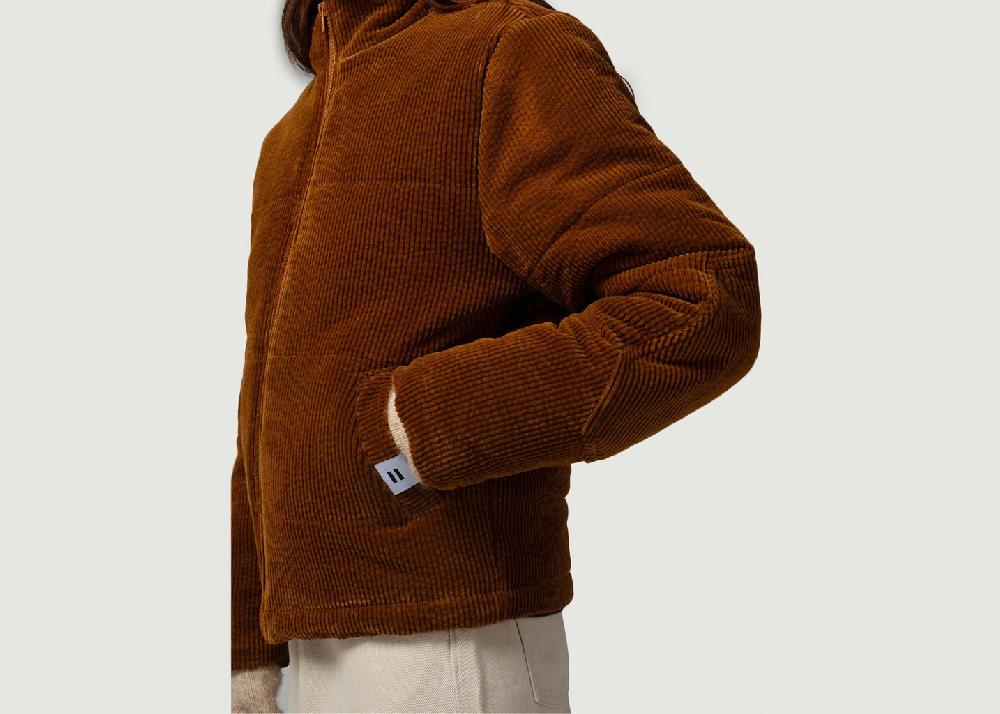 L'exception Doudoune Puffer Camel Côtelé Paris