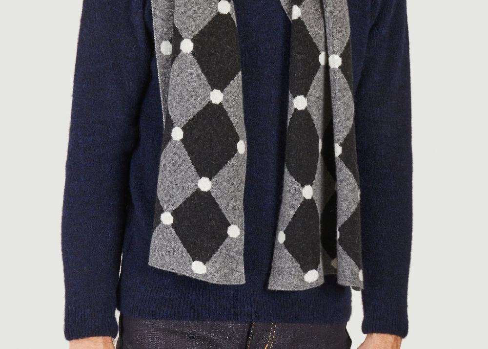 L'exception Echarpe Gaspard Intensia Acier Meesha