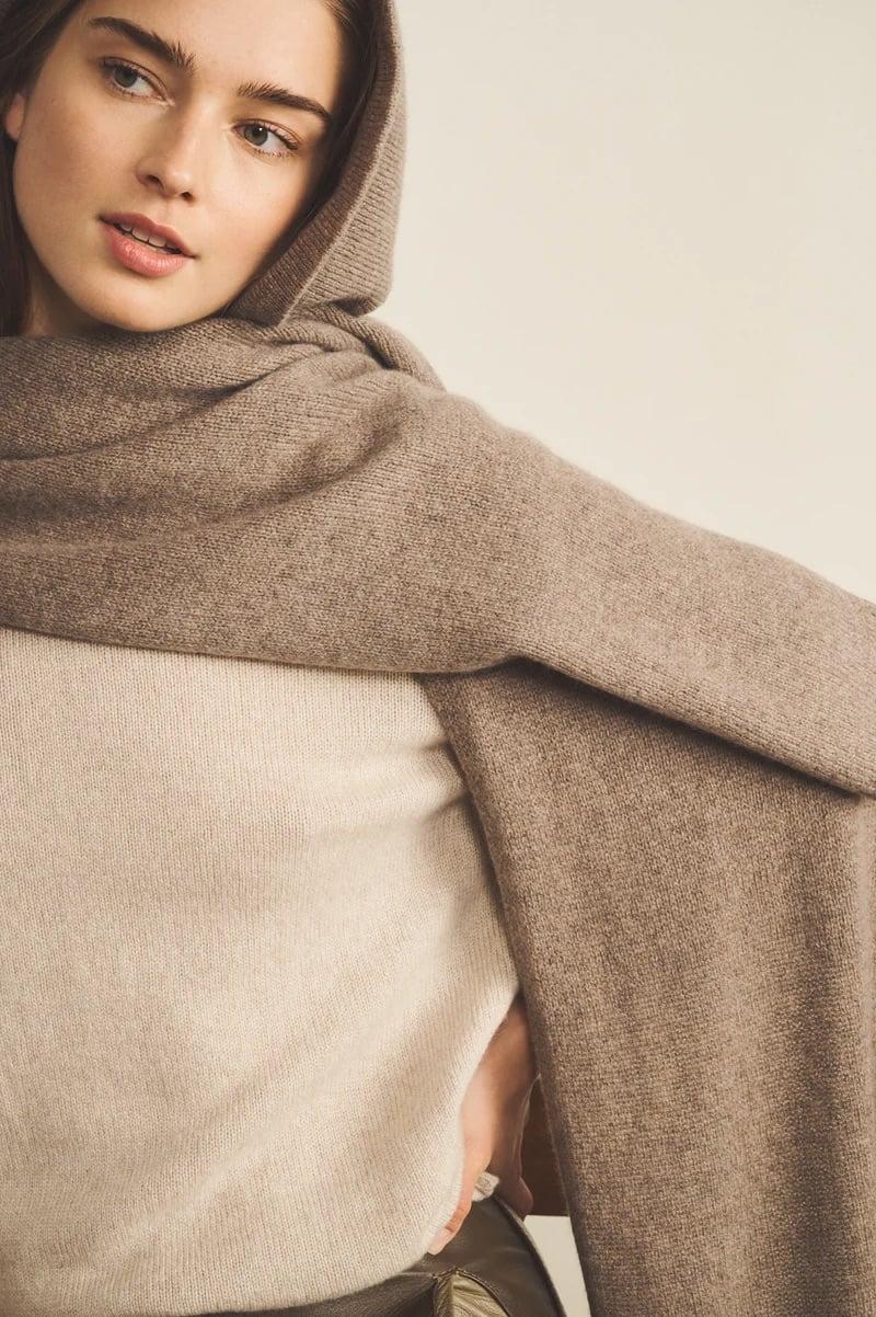 L'exception Écharpe Linda Bleu Marine Linnea Lund