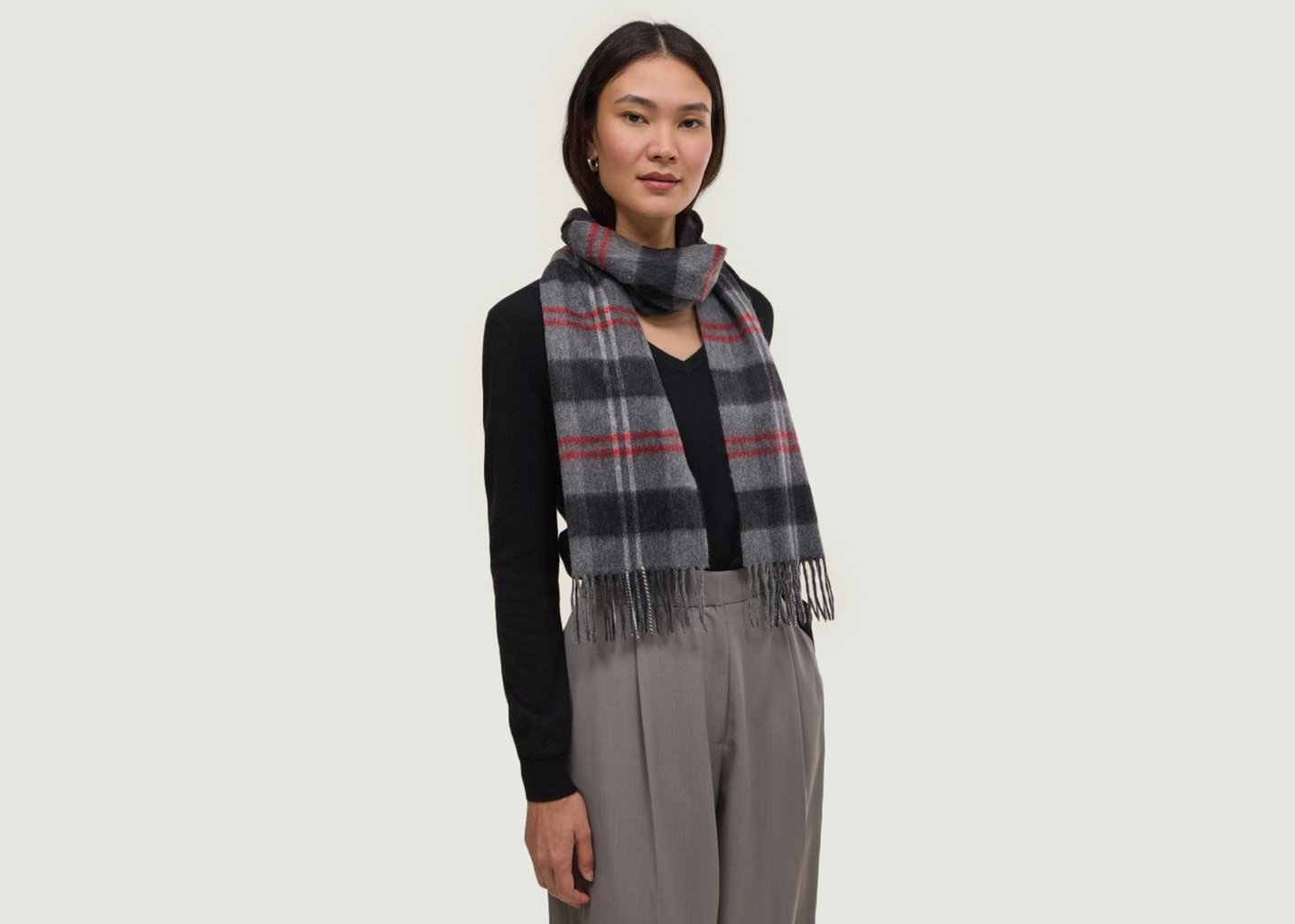 L'exception Echarpe Pio Gris Hircus