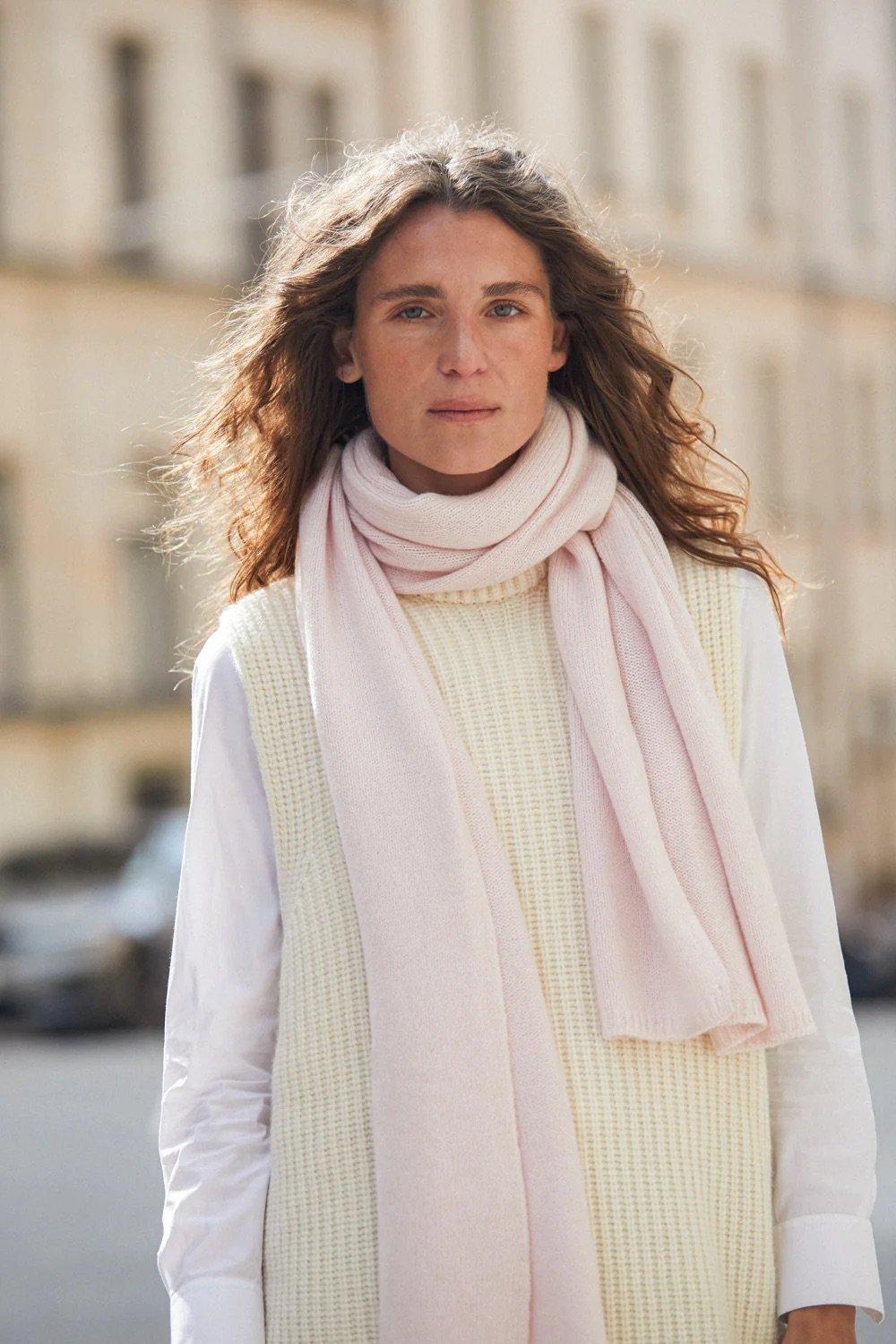 L'exception Écharpe Susanne Crème Linnea Lund
