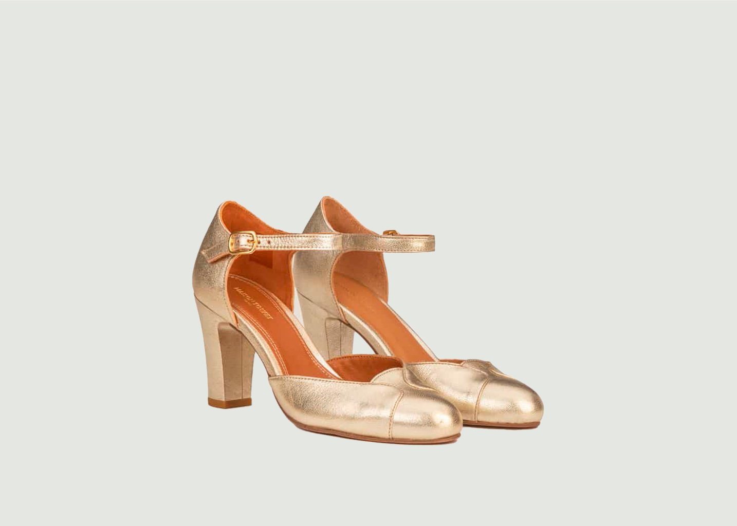 L'exception Escarpin Gwenaëlle Or Maison Toufet