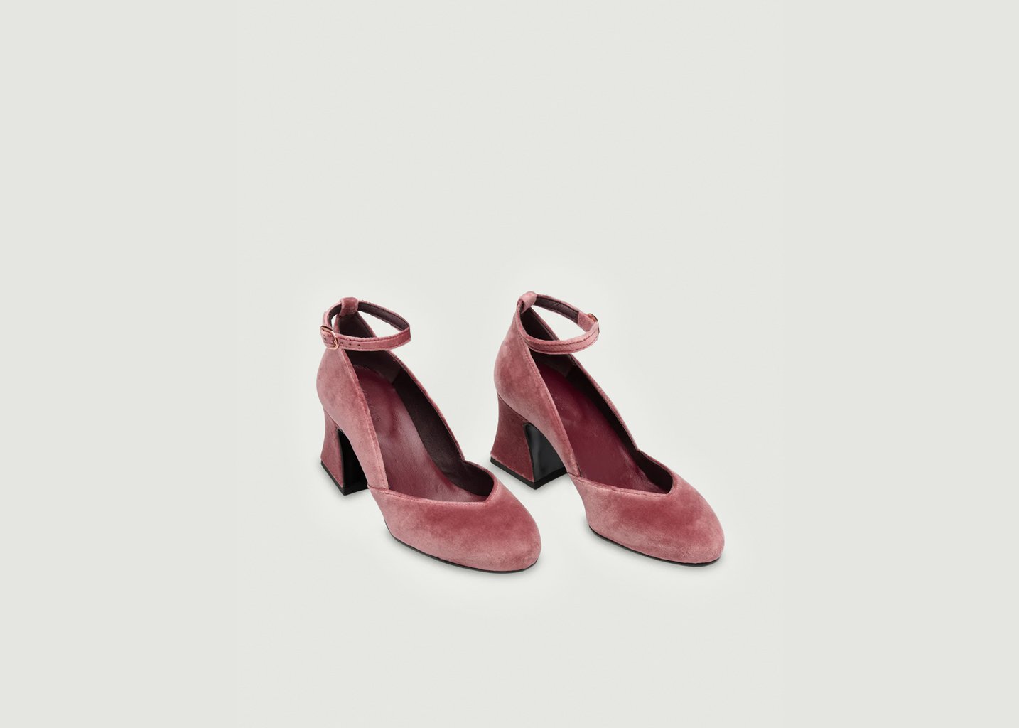 L'exception Escarpins D'Orsey Rose Flabelus