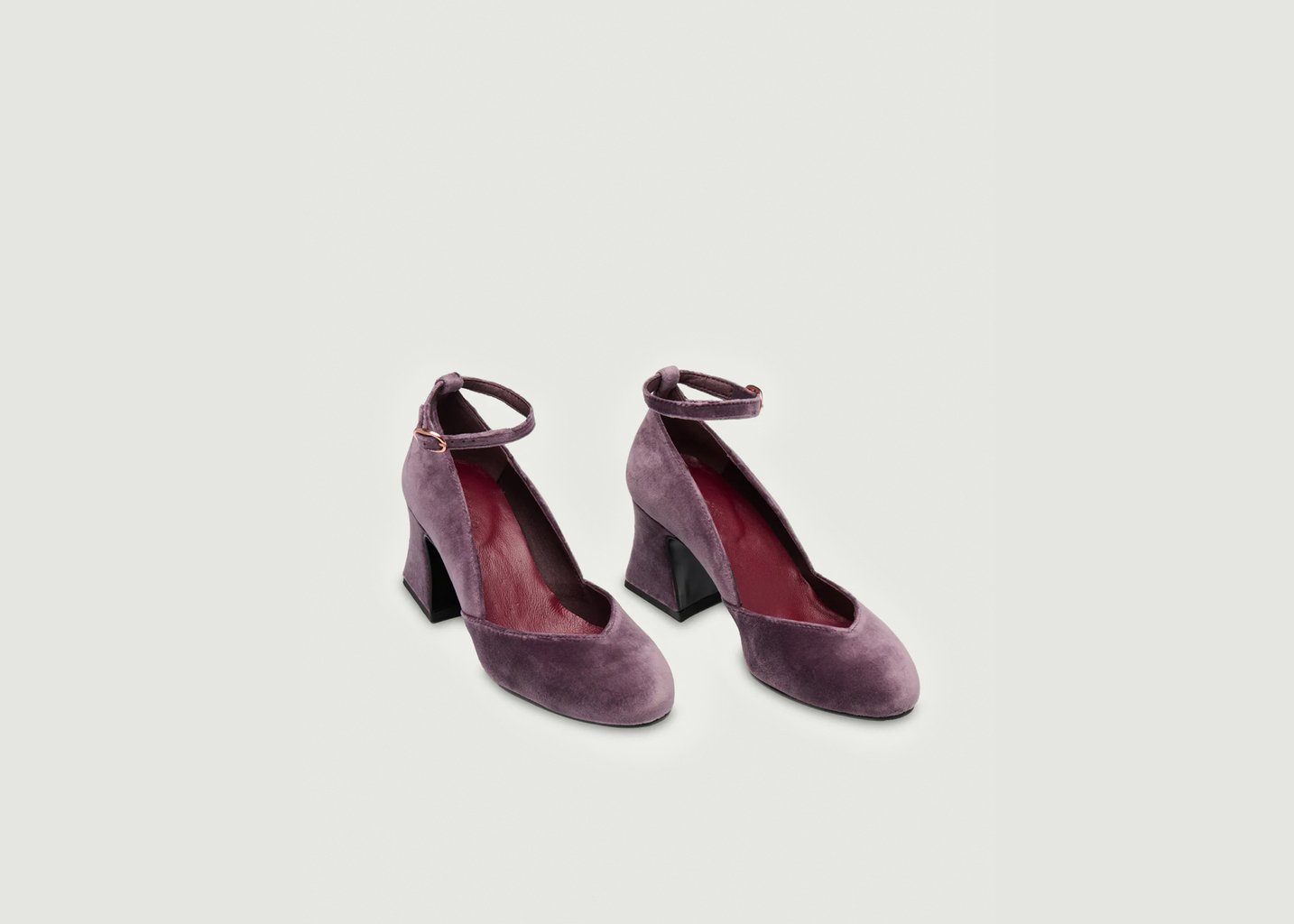 L'exception Escarpins D'Orsey Violet Flabelus
