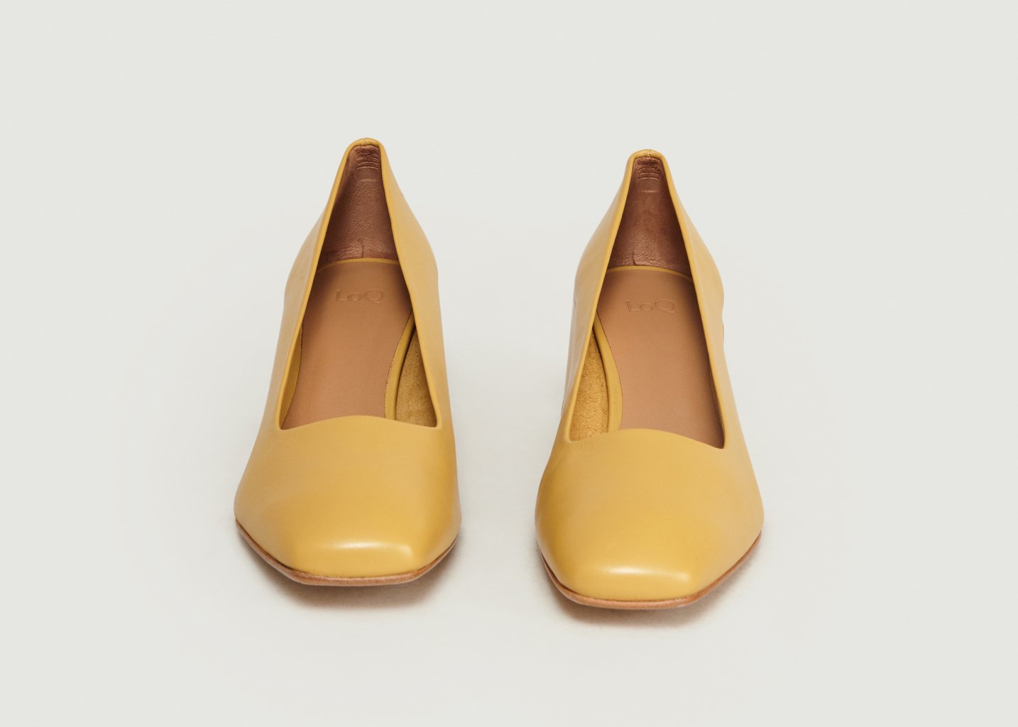 L'exception Escarpins En Cuir Villa Moutarde Loq