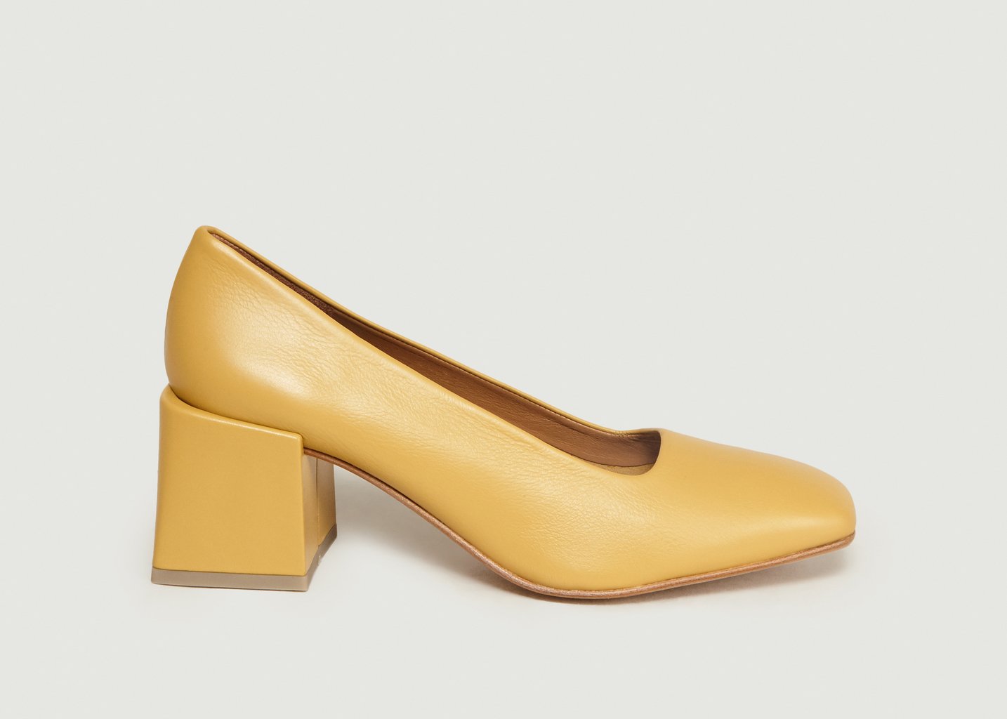 L'exception Escarpins En Cuir Villa Moutarde Loq