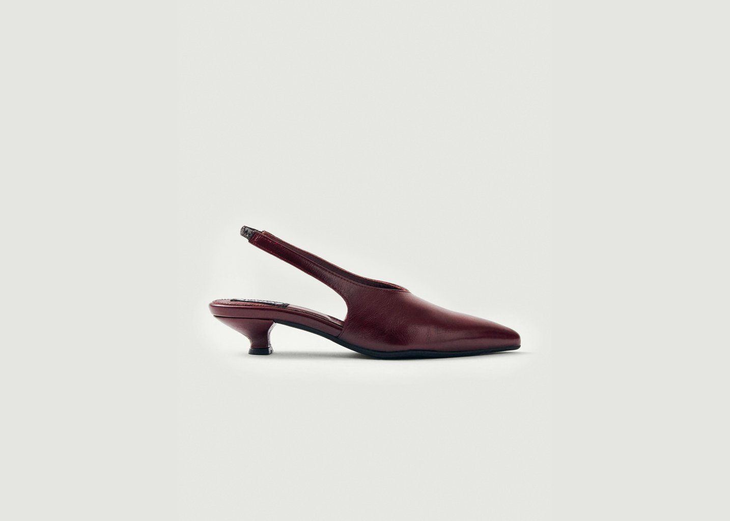 l'exception Escarpins Eros en cuir Bordeaux Alohas