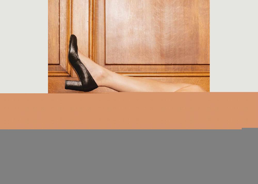 L'exception Escarpins Laurine Noir Maison Toufet