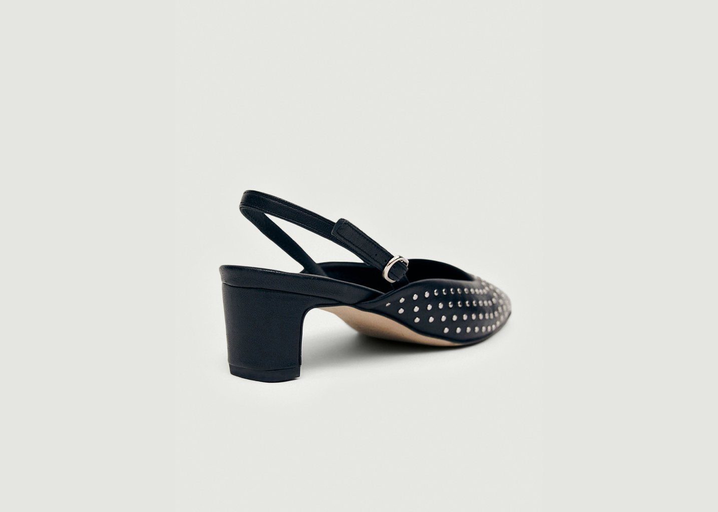 L'exception Escarpins Lindy Studs Noir Alohas