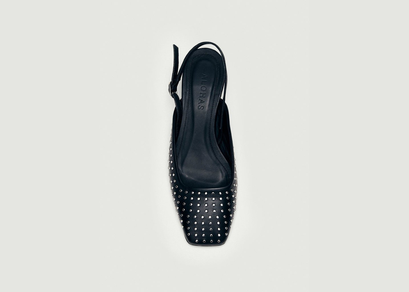 L'exception Escarpins Lindy Studs Noir Alohas