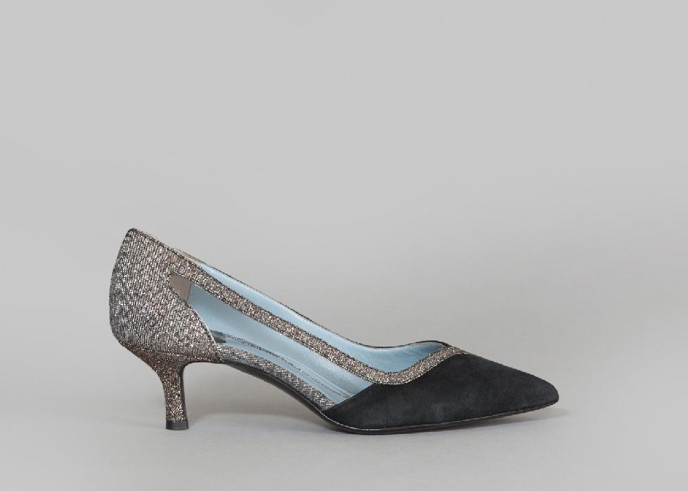 L'exception Escarpins Violette Argent Apologie