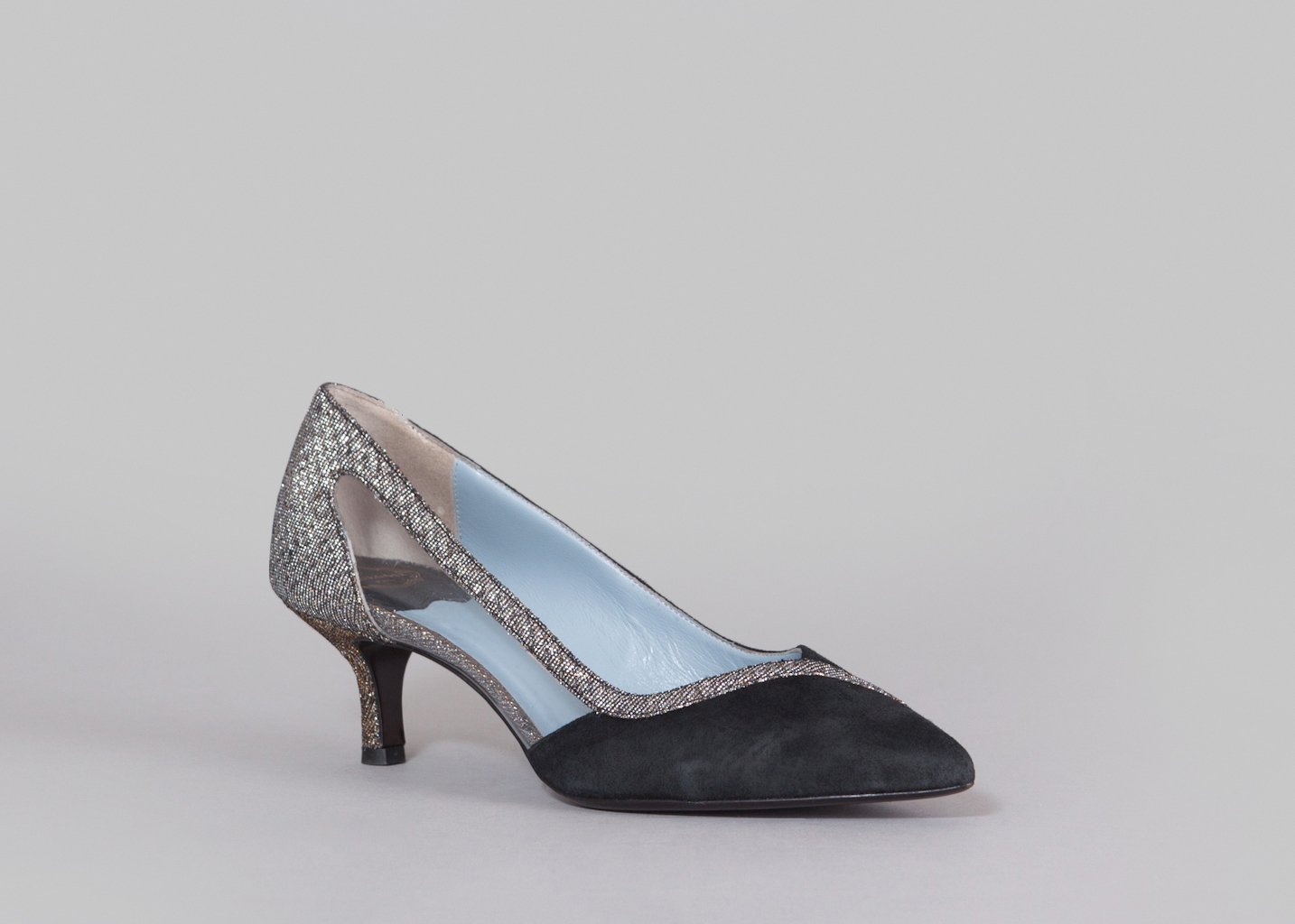l'exception Escarpins Violette Argent Apologie