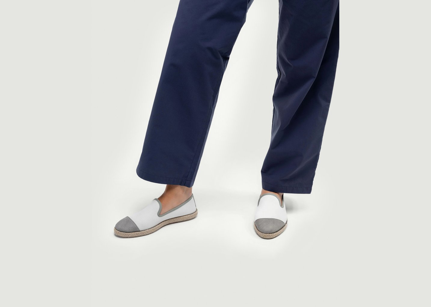 L'exception Espadrille Femme Coton Blanc Angarde