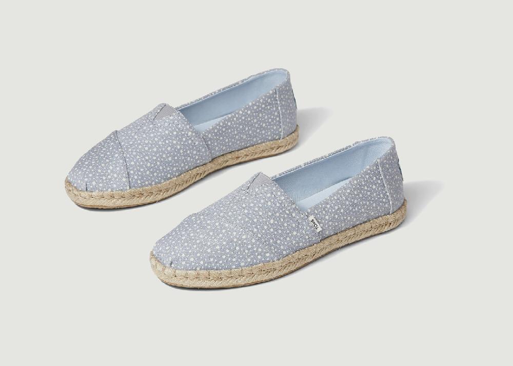 L'exception Espadrilles Alpargatas Bleu Toms