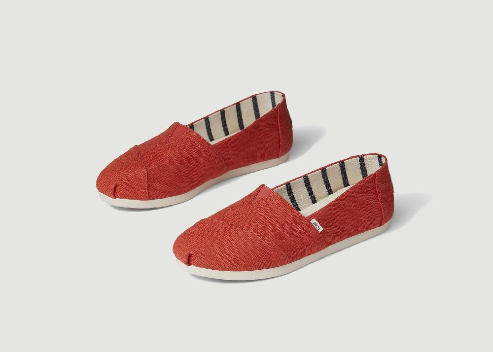 L'exception Espadrilles Alpargatas Rose Pâle Toms