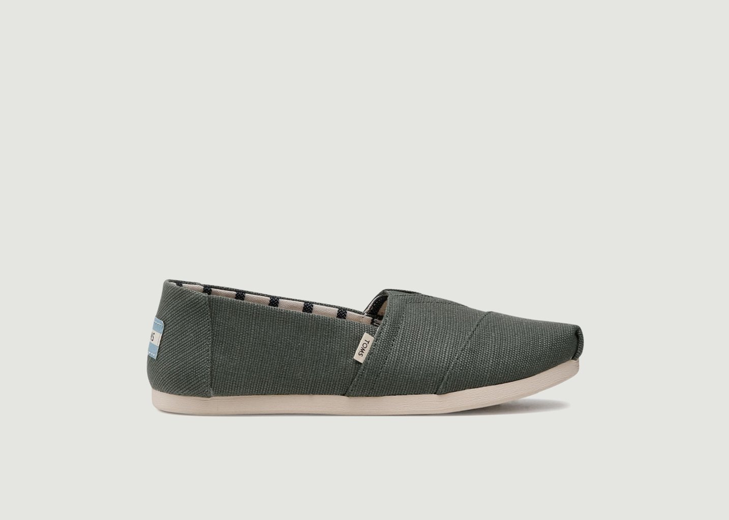 l'exception Espadrilles Alpargatas Vert Foncé Toms