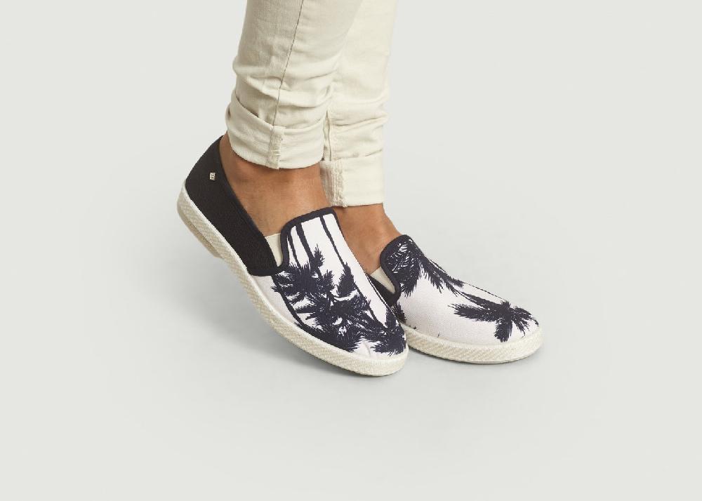 L'exception Espadrilles Honolulu Blanc Rivieras