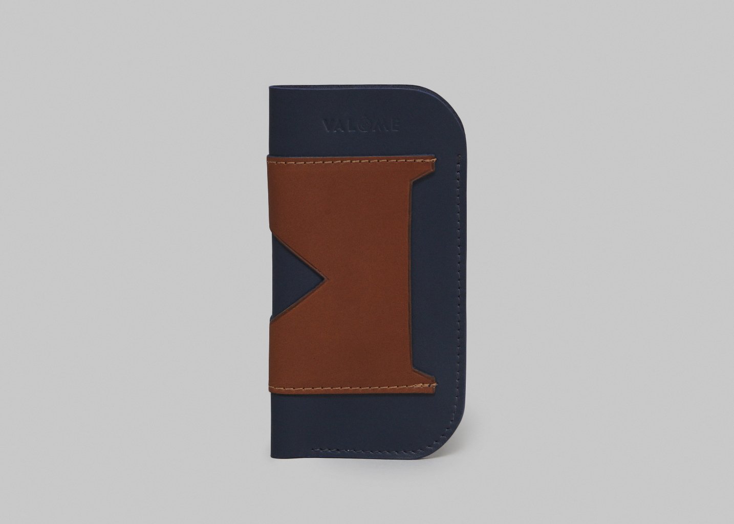 l'exception Etui iPhone Gabriel Bleu Marine Valôme