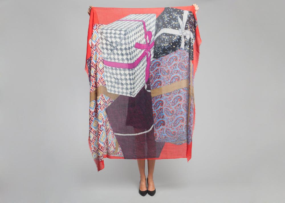 l'exception Foulard Cadeaux Rouge Mii
