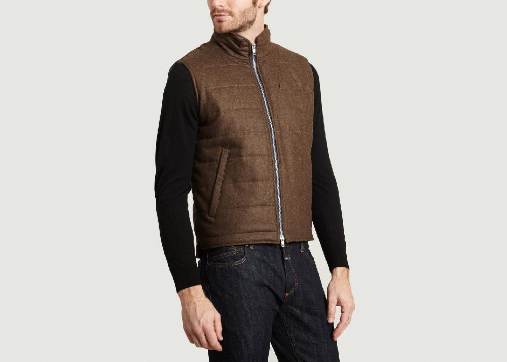 L'exception Gilet Bennet Marron Cadot