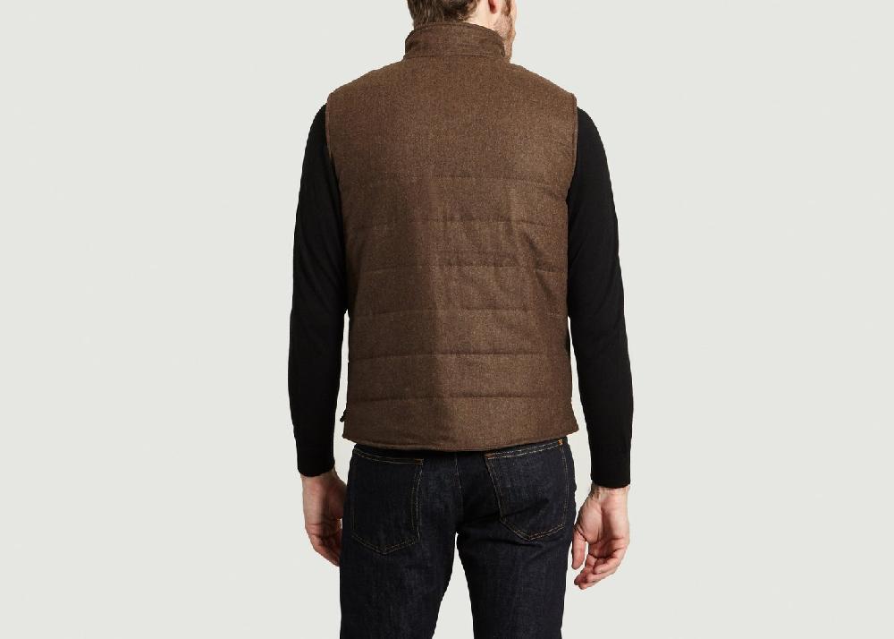 L'exception Gilet Bennet Marron Cadot