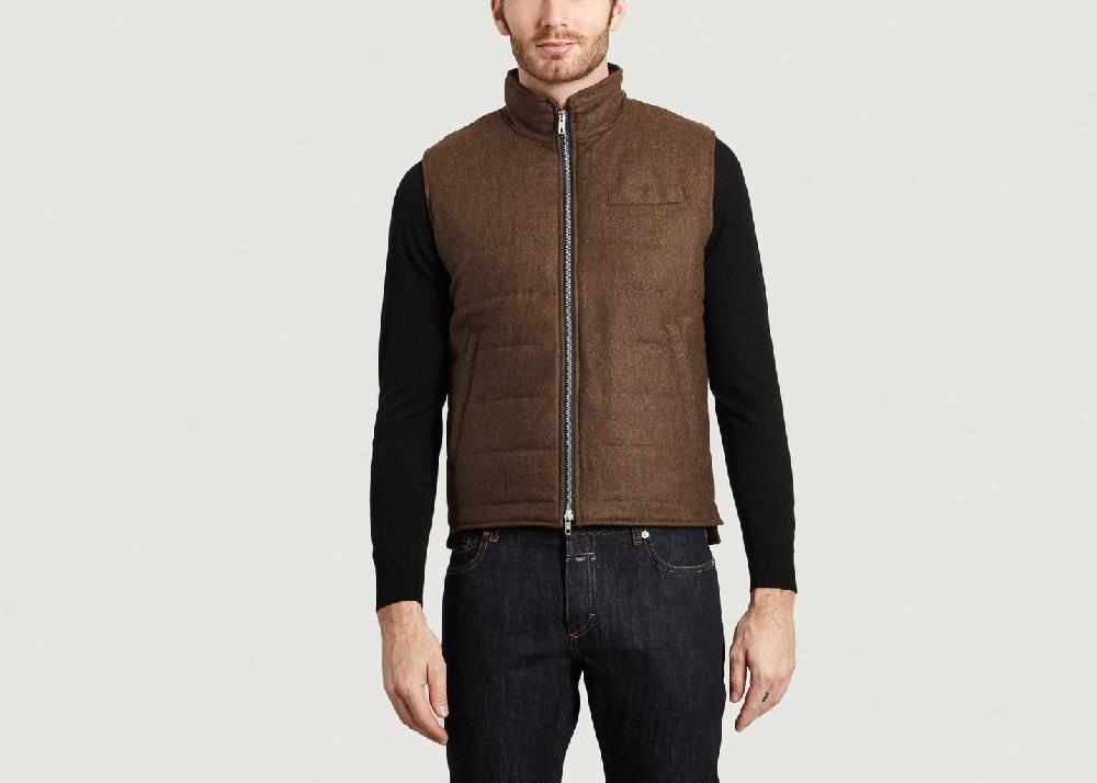 l'exception Gilet Bennet Marron Cadot
