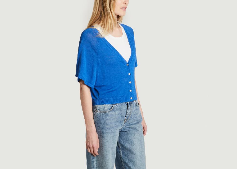L'exception Gilet Domino Bleu Ba&sh