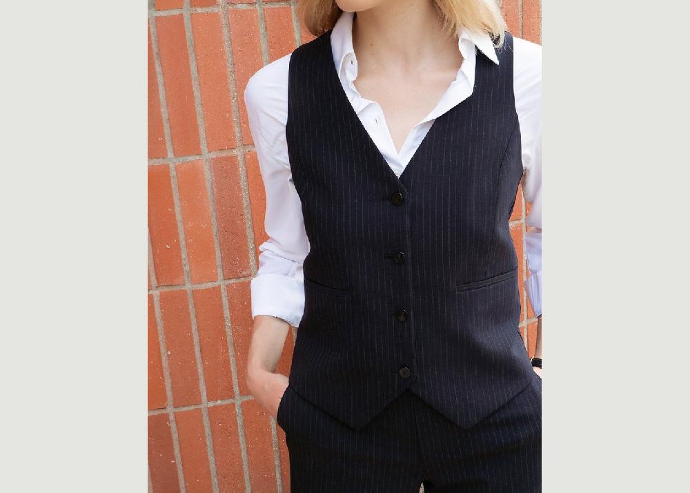 L'exception Gilet Sans Manches Bleu Marine 17H10