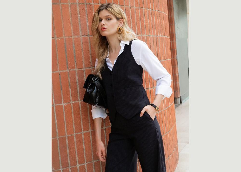 L'exception Gilet Sans Manches Bleu Marine 17H10