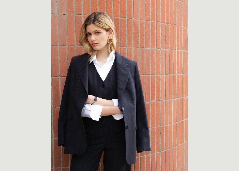 L'exception Gilet Sans Manches Bleu Marine 17H10