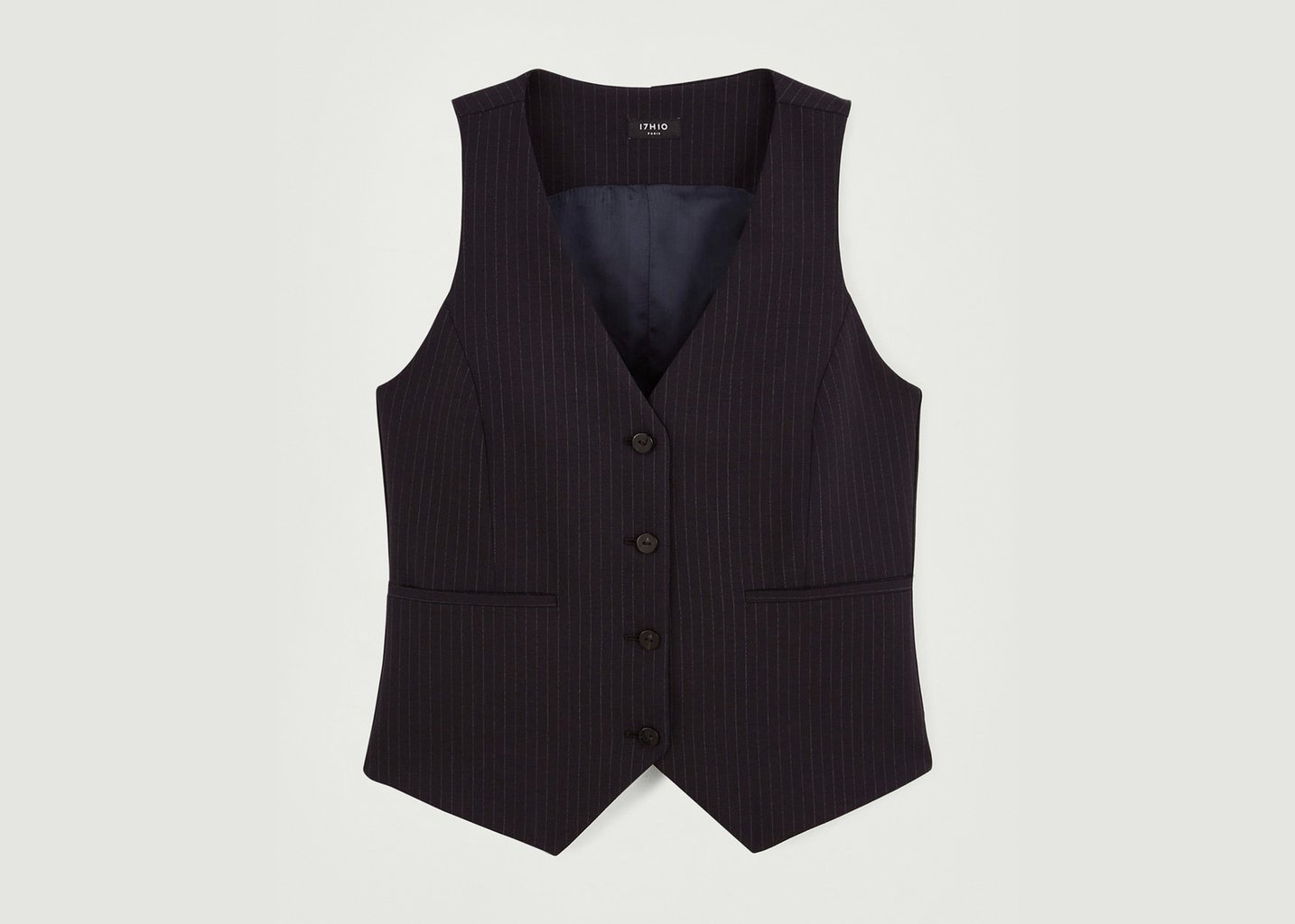 l'exception Gilet Sans Manches Bleu Marine 17H10