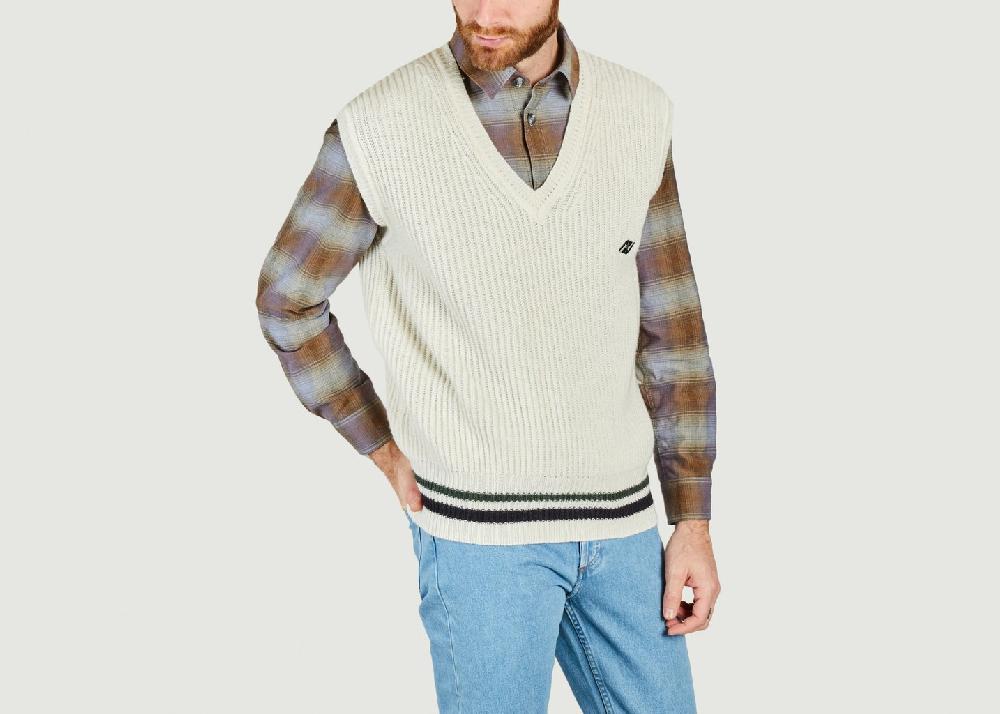 L'exception Gilet Sporty Blanc AUTRY