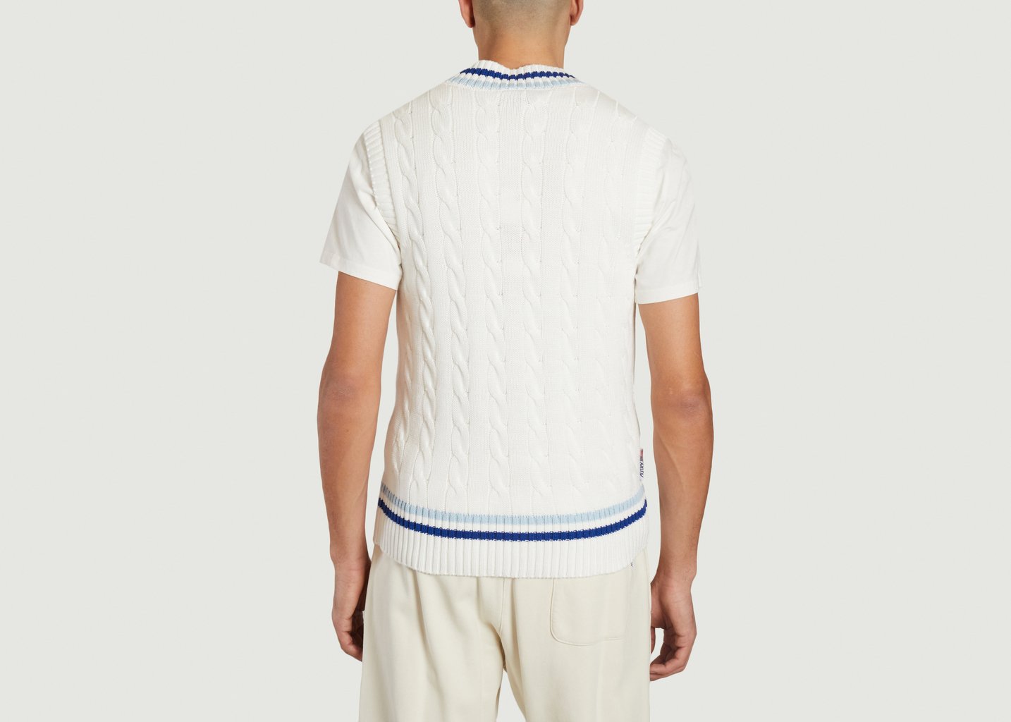 L'exception Gilet Tennis Man Blanc AUTRY