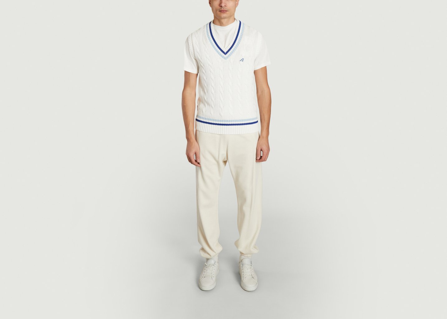 L'exception Gilet Tennis Man Blanc AUTRY