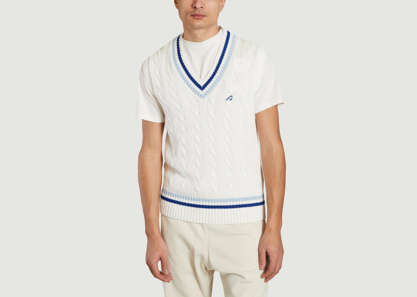 l'exception Gilet tennis Man Blanc AUTRY