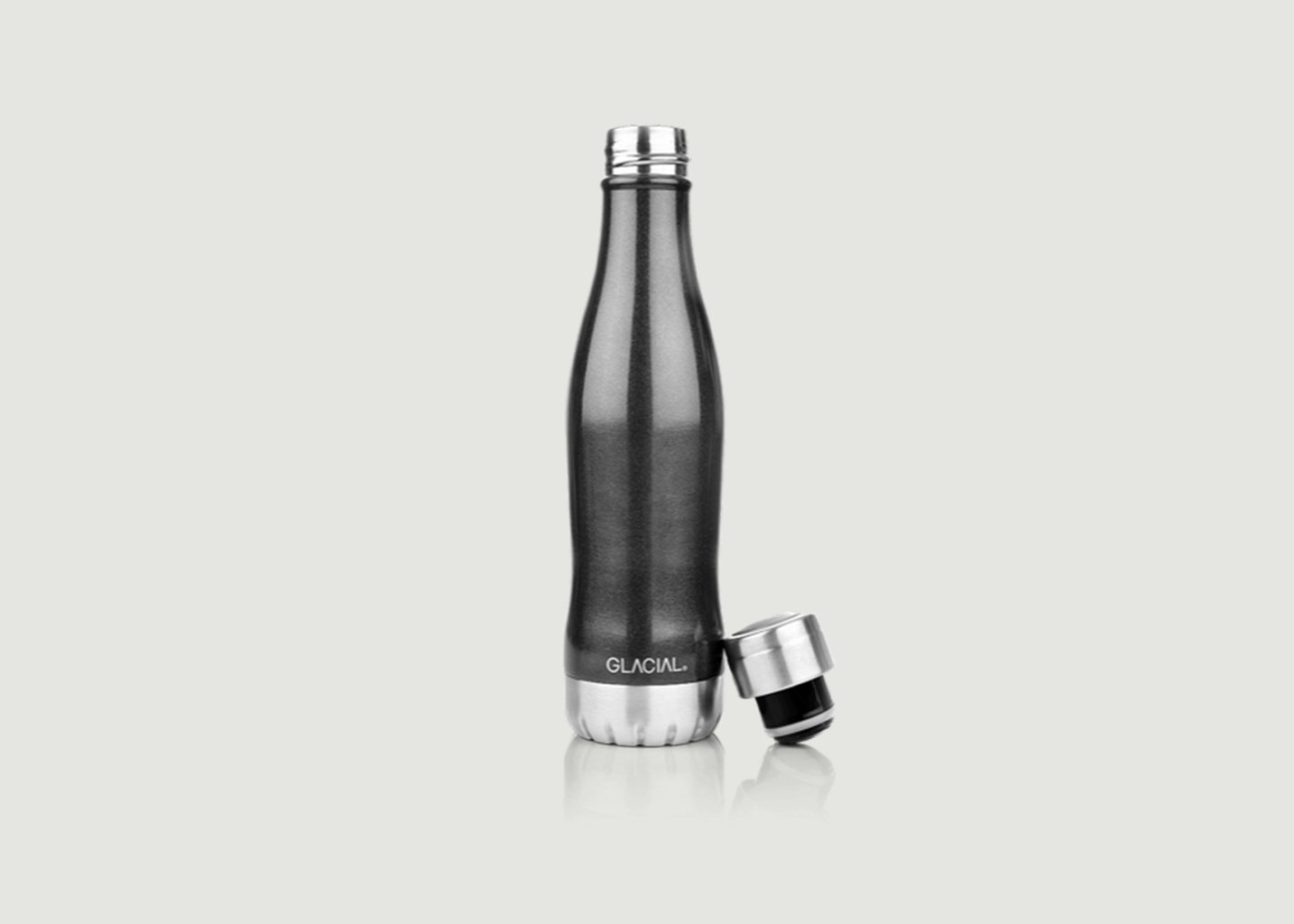 l'exception Gourde 400ml Noir Glacial