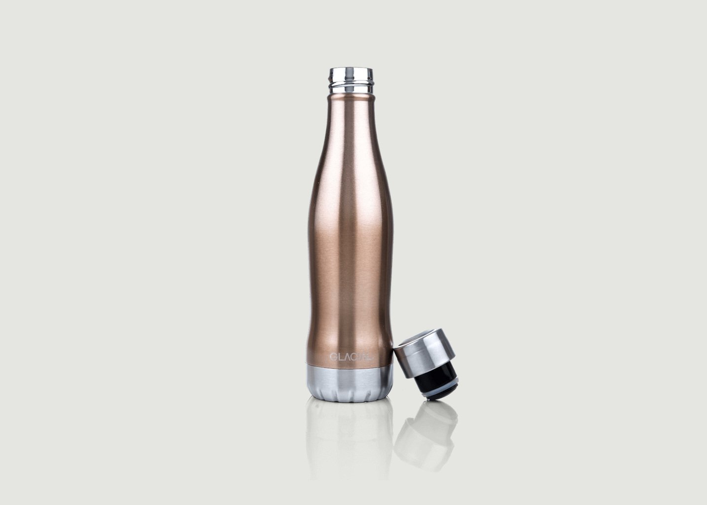 l'exception Gourde Rosé Gold 400ml Rose Glacial