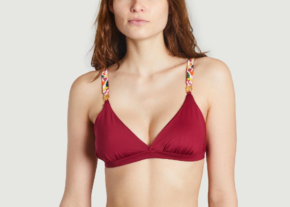 l'exception Haut bikini Ruby Bordeaux Naiona
