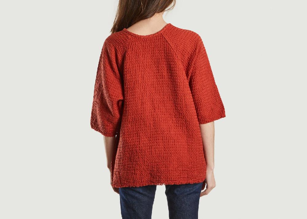 L'exception Haut Cova Gaufré Rouge Masscob