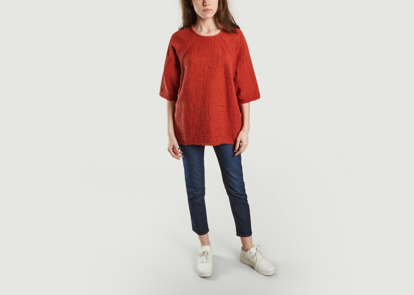 L'exception Haut Cova Gaufré Rouge Masscob