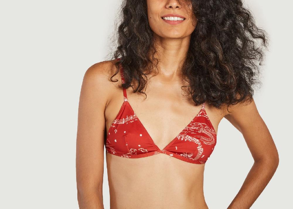 L'exception Haut De Maillot De Bain Rouge Roseanna