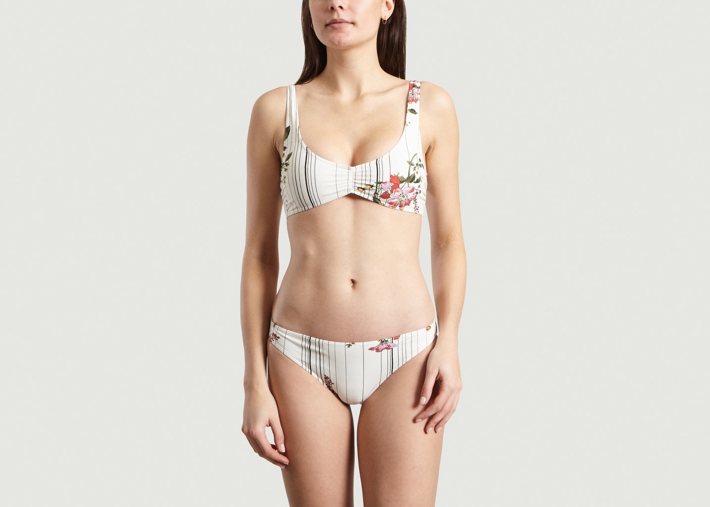 L'exception Haut De Maillot Wind Beige Roseanna