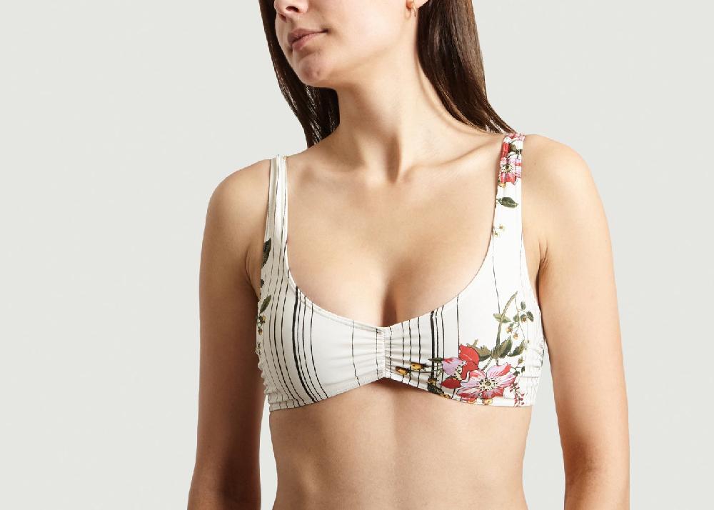 l'exception Haut de Maillot Wind Beige Roseanna