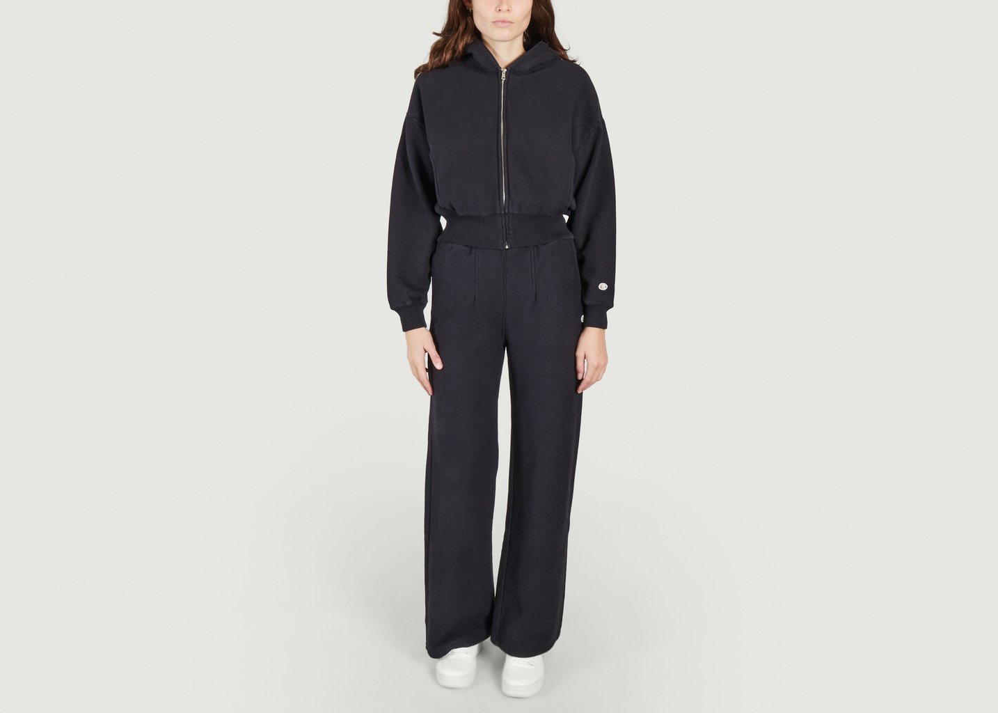 L'exception Hoddie Zippé Noir Champion