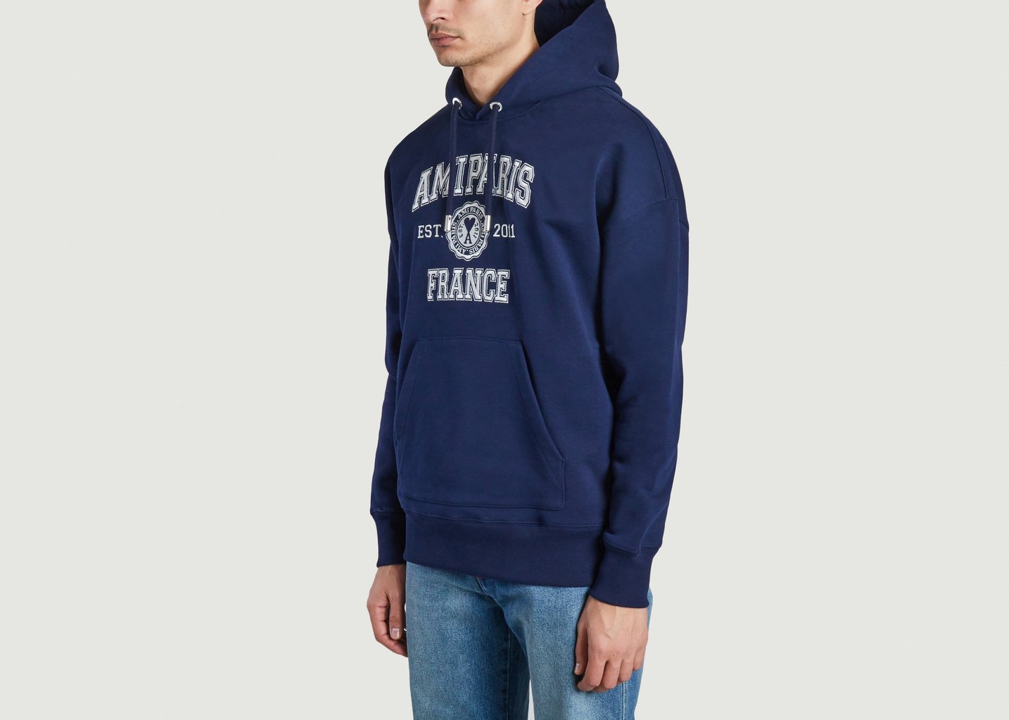 L'exception Hoodie Ami Paris Bleu Marine AMI Paris