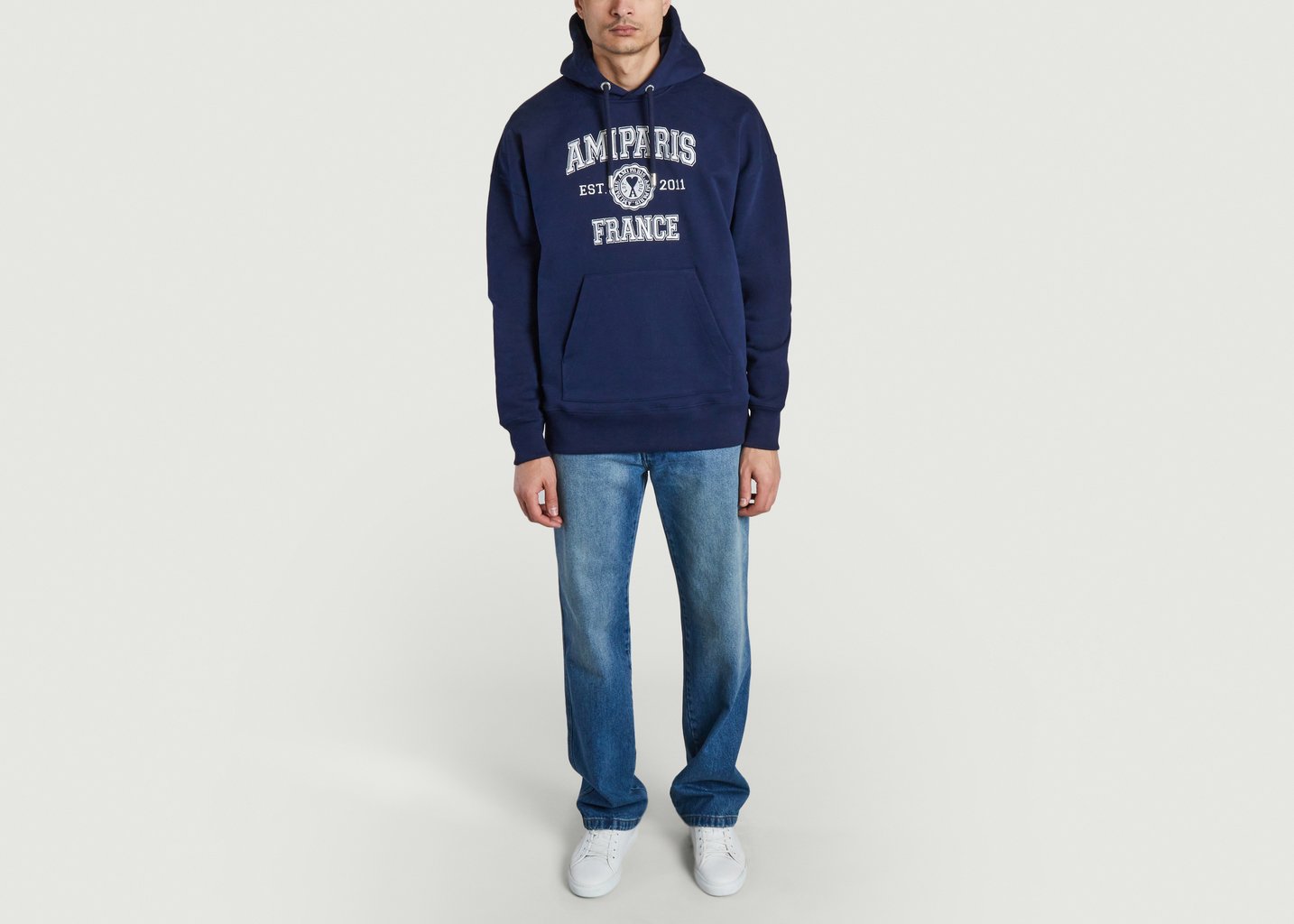 L'exception Hoodie Ami Paris Bleu Marine AMI Paris
