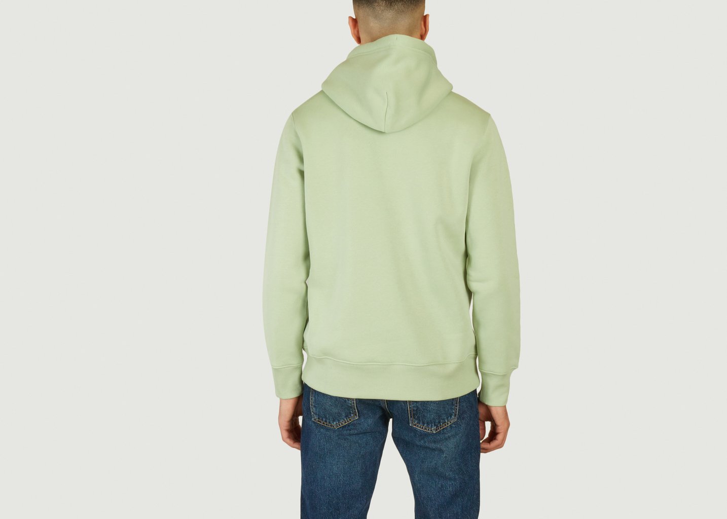 L'exception Hoodie Coupe Droite Shield Vert Gant