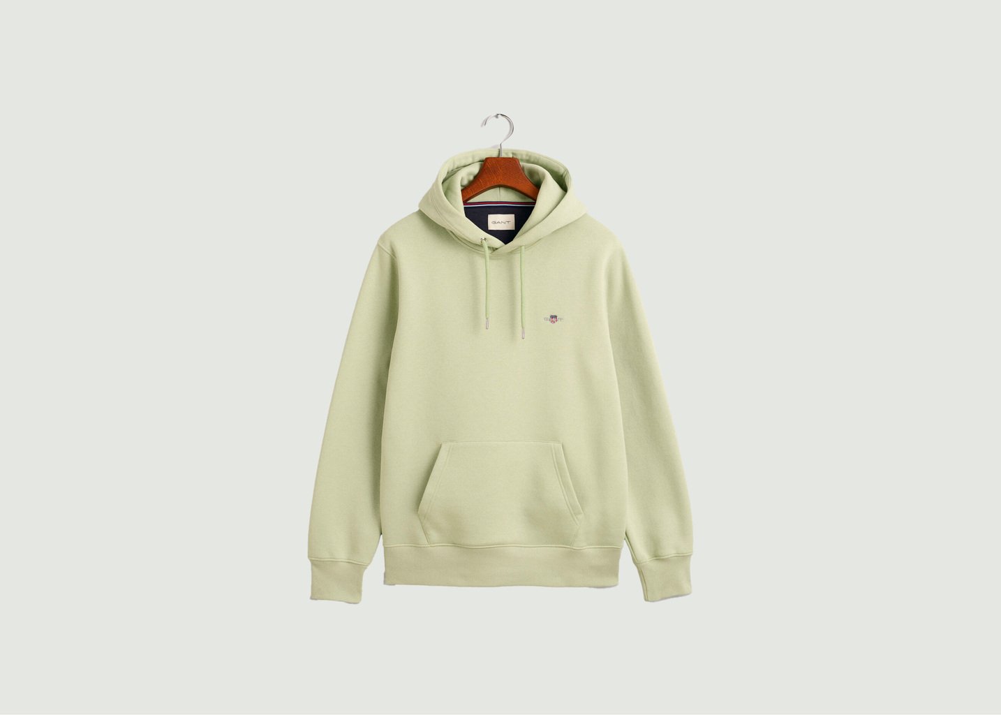 l'exception Hoodie coupe droite Shield Vert Gant